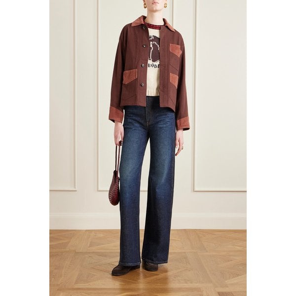 보디 스파니엘 인타르시아 피마 코튼 메리노 울 블렌드 스웨터 46376663162954510