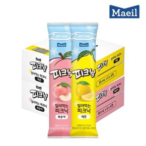 얼려먹는 피크닉 85ml 혼합 48팩 (복숭아24팩 + 레몬24팩)