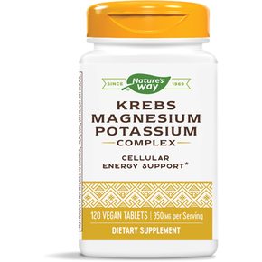 Natures Way네이처스웨이  Krebs  마그네슘  칼륨  복합물  350mg  120  식물성  정제