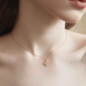 Simple fortune gold necklace