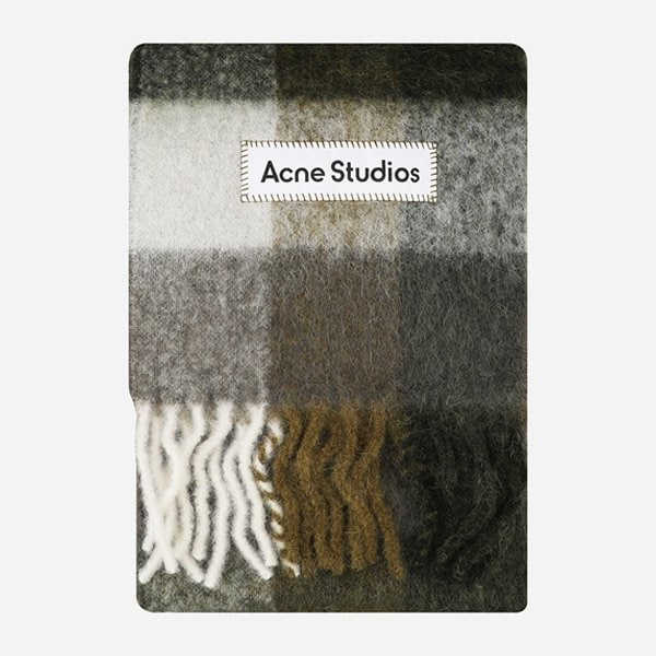 [시흥점] [아크네]5F CA0084 DID 멀티 체크 머플러 토프 그린