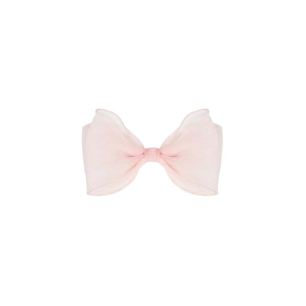엔젤 오간자 빅리본 헤어핀(Pink/White)