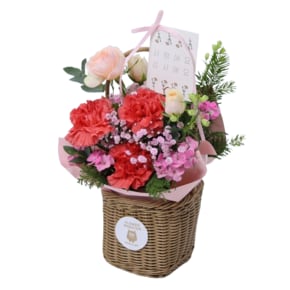 플로리아 카네이션 +우리밀 약과 어버이날,,스승의날,부모님선물,카네이션,카네이션선물,감사선물,꽃선물,,전국배송,익일배송