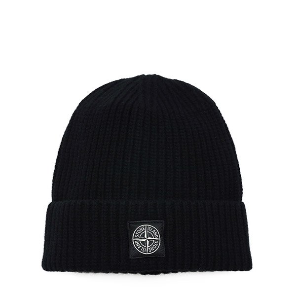 [부산점] 25FW 블랙 로고 패치 울 비니 15N100012 S00B4 V0029