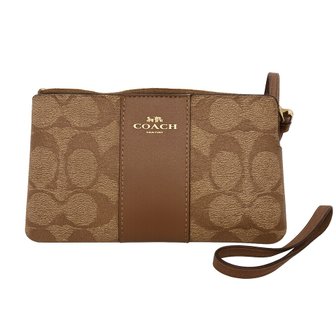 코치 시그니처 캔버스 코너 집 리스틀릿 CS602 IME74