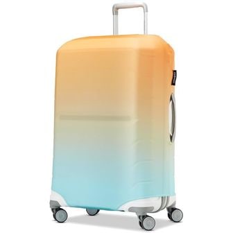  미국 샘소나이트 캐리어 Samsonite Printed Luggage Cover Blue/Orange Ombre 1685171