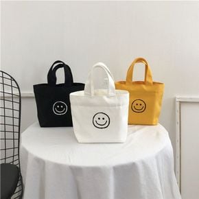 에코백 캔버스백 천가방 스마일 가방 PP10101 미니