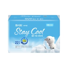화이트 스테이쿨 대형 22P