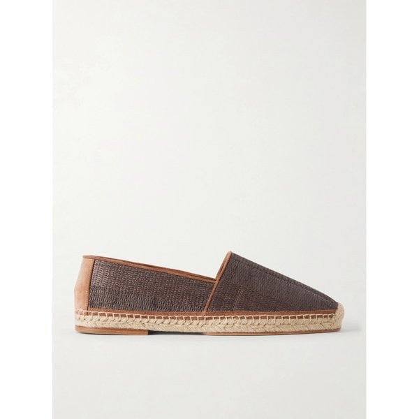 브루넬로쿠치넬리 가죽 트리밍 라피아 에스파드리유 46376663163130190