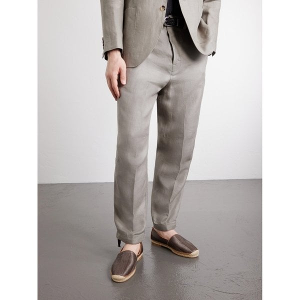 브루넬로쿠치넬리 가죽 트리밍 라피아 에스파드리유 46376663163130190