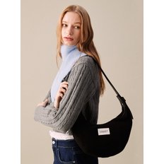 COQUET SUEDE HOBO BAG BLACK