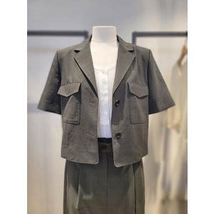 시슬리 [여주점] 뉴아이싱 테일러드 카라 숏 자켓(SAJKC6531)