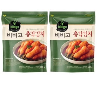  CJ 씨제이 비비고 총각김치 400g x 2개