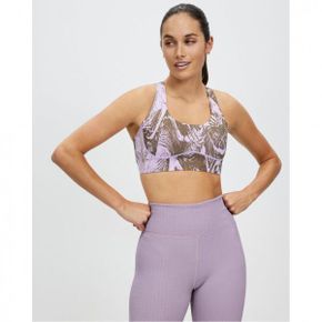 4138589 adidas True Purpose Power Impact Training Bra - Purple Glow & Trace Olive 81938638