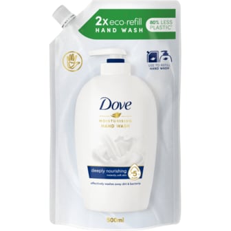  도브 Dove 리퀴드 솝 핸드 워시 리필 백 500ml