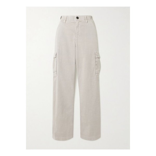 코튼 혼방 트윌 스트레이트 카고 팬츠 에크루 46376663162883606