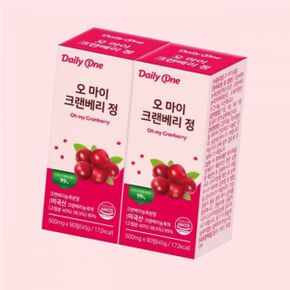 오 마이 크랜베리 정 요로건강 500mg X 90정 2통 2215808080 4898649