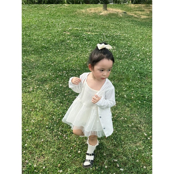 깃털같이 - 여름 유아 긴팔 가디건