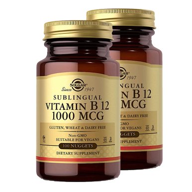 솔가 비타민B12 Vitamin B12 1000mcg 100정 2개