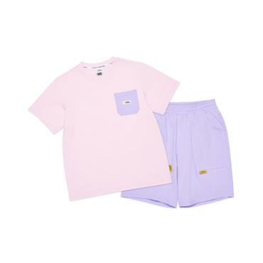 내셔널지오그래픽키즈 K252UPB010 5부 상하SET PINK