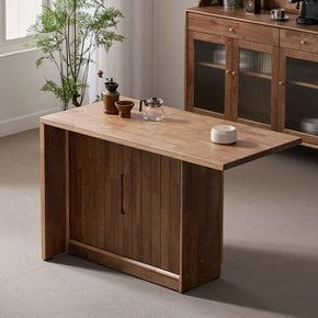 나무뜰 헤이즐 원목 아일랜드 식탁 테이블 홈바 조리대 수납장 1200x600 GM517C
