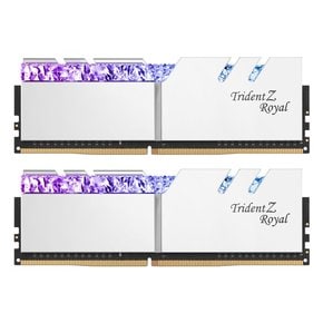 [서린공식] G.SKILL DDR4-3600 CL18 TRIDENT Z ROYAL 실버 패키지 (64GB(32Gx2))