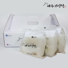 [제주기정떡] 자연발효 건강떡 메밀(개별포장) 1.9kg / 총 64조각