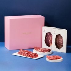 미쓰하누 1++한우 구이정육 선물세트 1kg (등심 300g, 국거리 300g, 불고기 200g*2)
