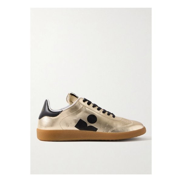케이시 메탈릭 가죽 스니커즈 골드 1647597352697879