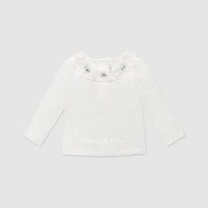 mini 엘라빈 프릴 티셔츠 ㅡ 바이올렛