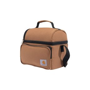 Carhartt Deluxe Dual Compartment Insulated Lunch Cooler Bag, Brown 141 병행 수입