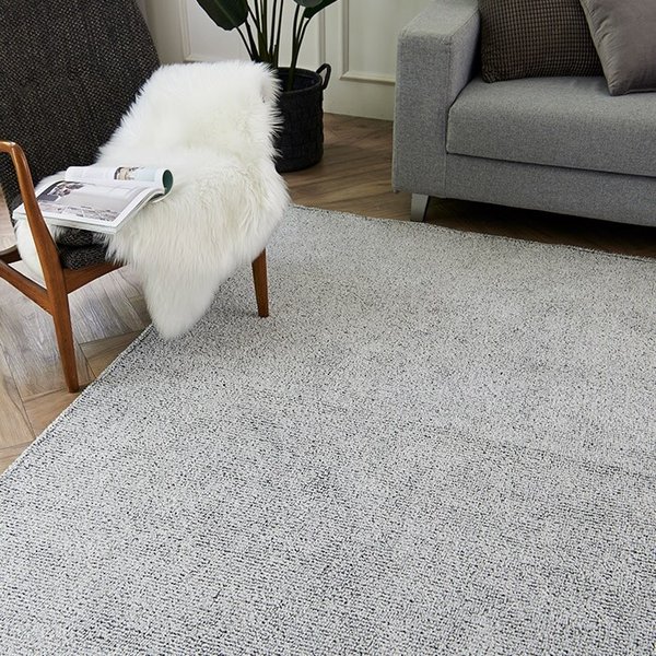 [애끌리아] 스노우 MC 샤기 사각 러그(100x150)