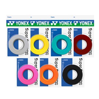 요넥스 AC102EX 그립 3개 YONEX 102EX 3p