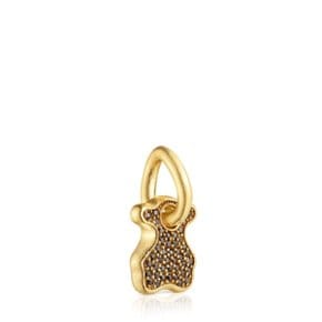 Vermeil silver and quartz bear pendant Luah/팬던트/111364510