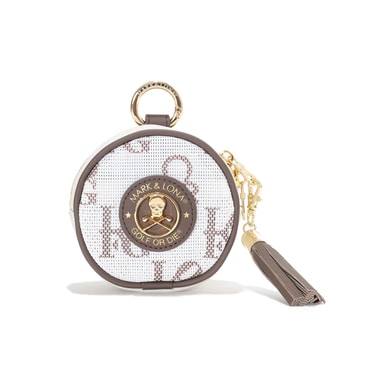 마크앤로나 U GN GOLF X SKULL PATTERN SYNTHETIC LEATHER BALL POUCH (LR2ZO34U)