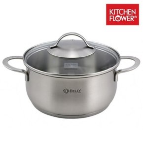 NY-2855 키친플라워큐벨리3중바닥양수냄비24cm인덕션
