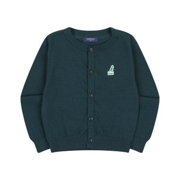 캉골키즈 베이직 로고 썸머 가디건 RB 0001 그린