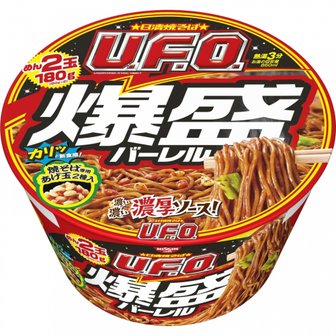  닛신 식품 닛신 야키 소바 U.F.O. 폭성 배럴 컵라면 223g × 6개