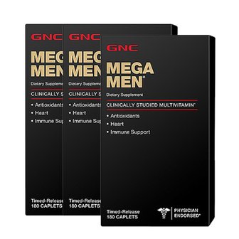 GNC 지앤씨 메가맨 180정 x3