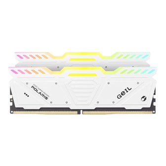  GeIL DDR5-6400 CL38 POLARIS RGB White 패키지 (32GB(16Gx2))