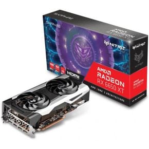 영국 사파이어 그래픽카드 Sapphire NITRO AMD RX 6650 XT GAMING OC 8GB GDDR6 HDMI/TRIPLE DP