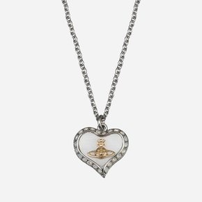 [시흥점] [비비안 웨스트우드]6S 63020103 P556 페트라 하트 펜던트 목걸이 실버
