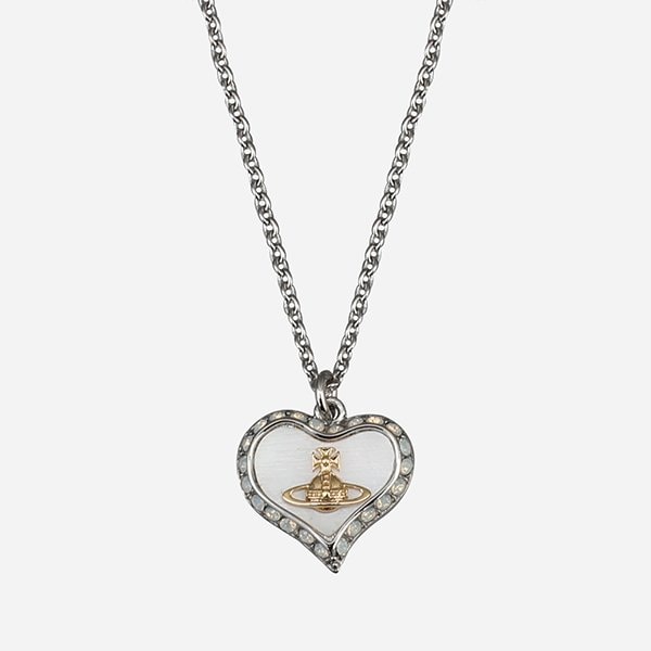 [시흥점] [비비안 웨스트우드]6S 63020103 P556 페트라 하트 펜던트 목걸이 실버