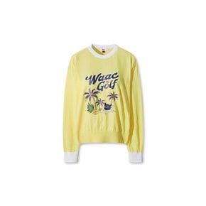 골프 (WWWAM26902YEX)[Exclusive] 여성 Palm Tree Crewneck 스웨터