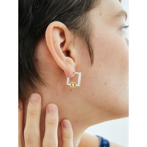 Small Square in Square_Earring