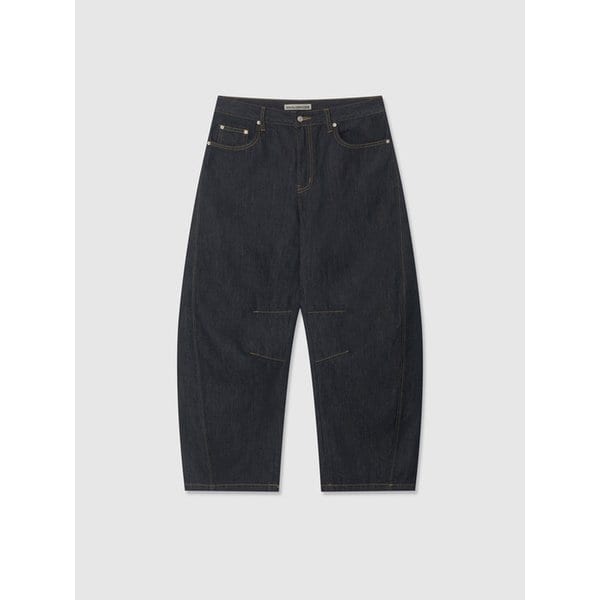 브루니 커브드 데님팬츠 (생지)