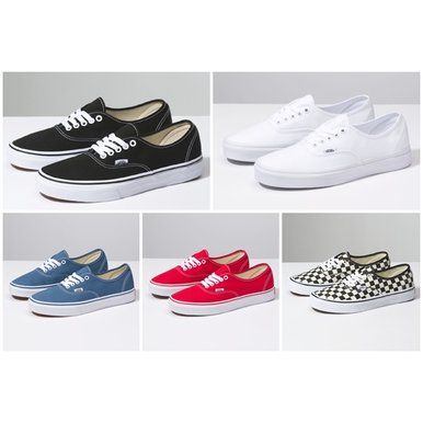 [VANS] 코어 클래식 어센틱 5종 택1 (블랙,화이트,레드,네이비,체커보드)