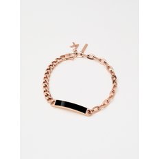 Duality Chain2chain Bracelet RG&Black Enamel JDB21RB001M