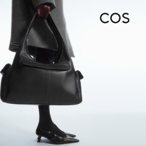 COS 코스 Leather 가죽 포켓 숄더백 가방