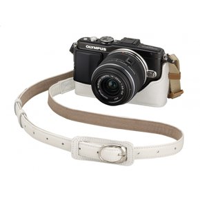 OLYMPUS 바디 재킷 PEN E-PL6E-PL5E-PM2용 화이트 CS-38B WHT